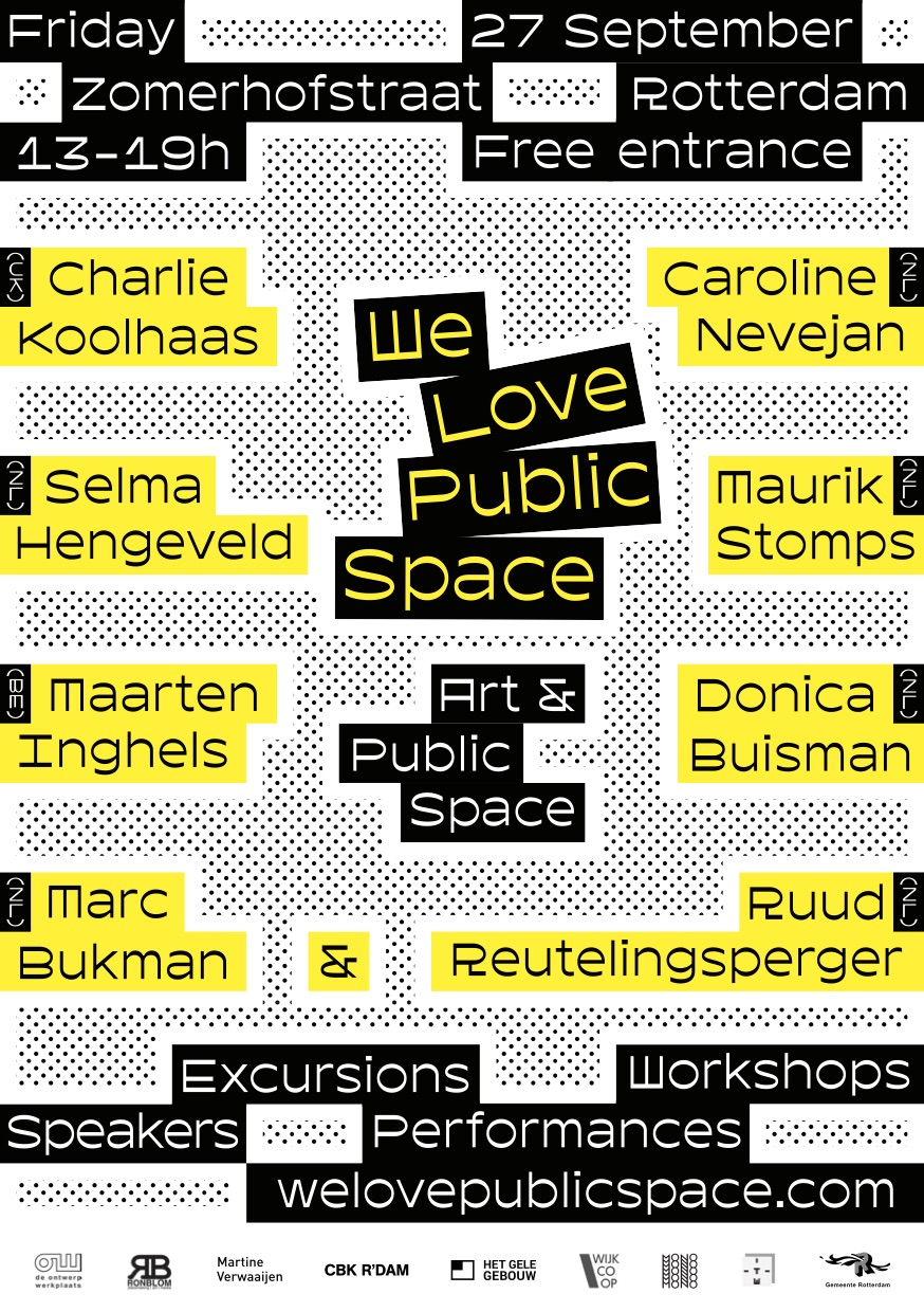UITNODIGING vrijdag 27 september 'We Love Public Space' Festival